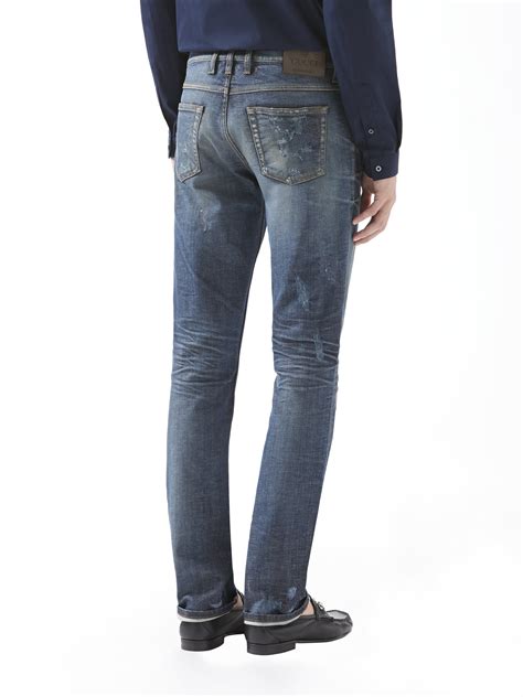 gucci look alike jeans for men|gucci denim jeans.